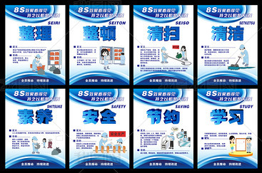 企業8S管理展板設計 理念、要素與資源下載指南
